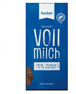 Čokolády Xucker Mliečna čokoláda 80 g