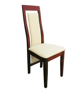 Jedálenské stoličky PYKA Lisa jedálenská stolička bawaria / smotanová (G105)