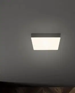 Stropné svietidlá Briloner Stropné svietidlo Flame LED, 15,7 x 15,7 cm, čierne