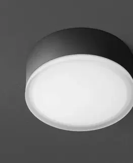 Vonkajšie stropné svietidlá LCD Stropné svietidlo LED 1421 pre exteriér, grafit Ø 20,5 cm