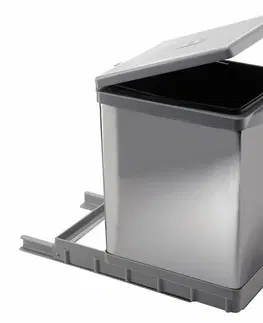 Odpadkové koše Elletipi Vstavaný odpadkový kôš TOWER - výsuvný s automatickým vekom, 17 l