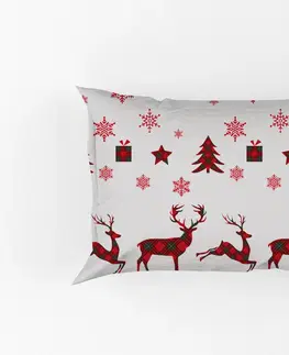 Bavlnené Posteľná bielizeň Vianočné jelene