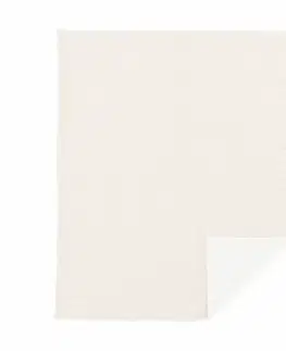 Deky Obojstranná baránková deka, béžová/biela/vzor, 150x200, AVANTI