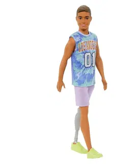 Hračky bábiky MATTEL - Barbie model Ken - športové tričko