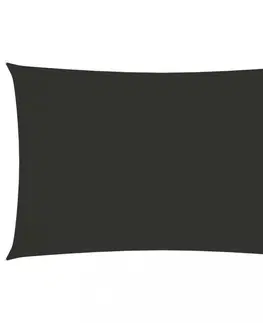 Stínící textilie Tieniaca plachta obdĺžniková 2 x 5 m oxfordská látka Dekorhome Čierna
