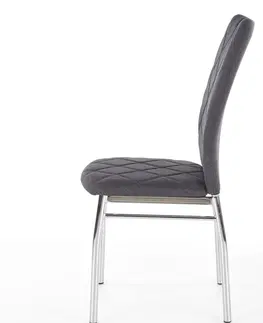 Jedálenské stoličky a kreslá Jedálenská stolička K309 Halmar Sivá
