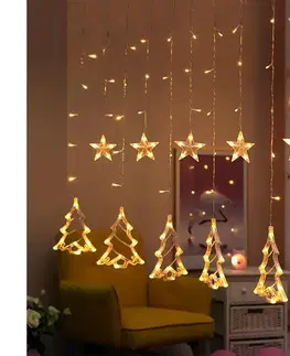 Vianočné dekorácie Brilagi Brilagi - LED Vianočný vonkajší záves 138xLED/8 funkcií 5m IP44 teplá biela 