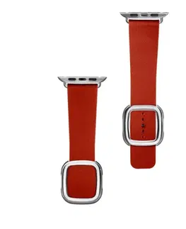 Príslušenstvo k wearables Kožený remienok COTEetCI Nobleman pre Apple Watch 424445mm, červený WH5201-RD