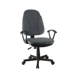 Kancelárske stoličky KONDELA Devri kancelárska stolička sivá