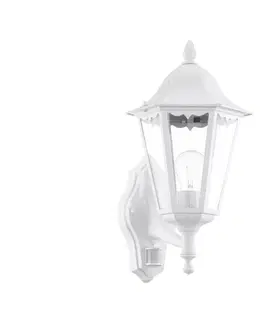 Záhradné lampy Eglo Eglo 93447 - Vonkajšie nástenné svietidlo s čidlom navedie 1xE27/60W/230V 