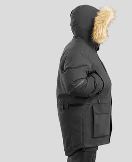 bundy a vesty Nepremokavá trekingová dlhá bunda - parka ARCTIC 900 -30 °C unisex