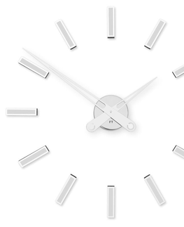 Hodiny Dizajnové nalepovacie hodiny Future Time FT9600WH Modular white 60cm