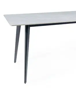Jedálenské stoly IVA jedálenský stôl, šedá / čierna