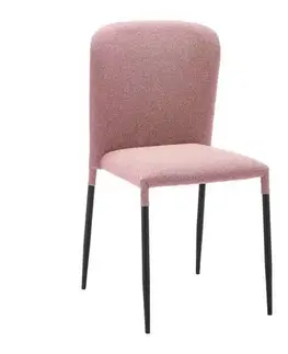 Stoličky do jedálne Stolička Nio Ružová