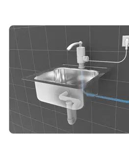 Kúpeľňový nábytok FALA Batéria drezová s elektrickým ohrievačom vody (10 cm) TO-75931 