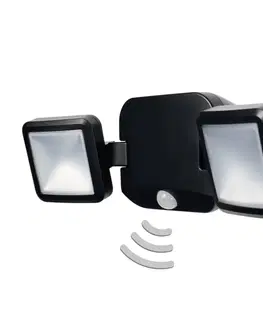 Vonkajšie nástenné svietidlá so senzorom LEDVANCE LEDVANCE Battery Spotlight nástenná lampa 2pl