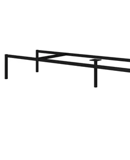 TV stolíky CAMA MEBLE Abeto / Pafos / Slide kovový rám 144 cm čierna