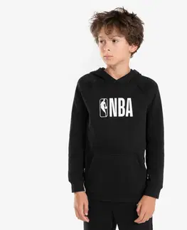 basketbal Detská mikina s kapucňou 900 NBA čierna