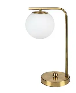 Stolové lampy Rabalux 74203 stolná LED lampa Kiara, zlatá