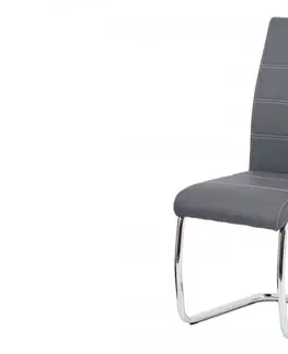 Jedálenské stoličky a kreslá Jedálenská stolička HC-481 Autronic Čierna