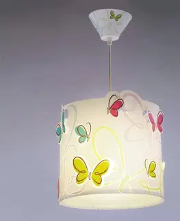 Závesné svietidlá Dalber Pružinové závesné svetlo Butterfly