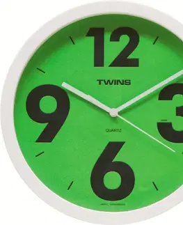Hodiny Twins nástenné hodiny 903 zelené 26cm
