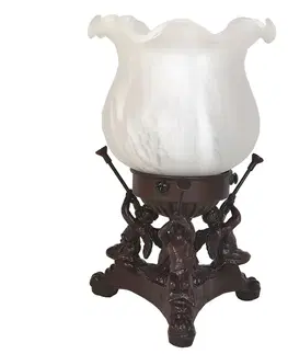 Stolové lampy Clayre&Eef Stolová lampa 5LL-6101 v štýle Tiffany