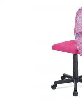 Detské stoličky a kreslá Detská kancelárska stolička KA-2325 Autronic Ružová