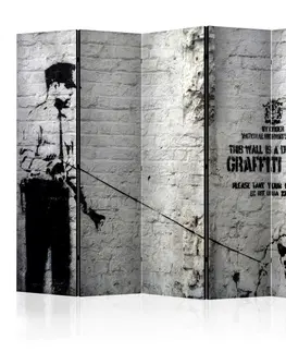 Paravány Paraván Banksy - Graffiti Area Dekorhome