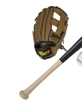 Baseballové/softballové rakety Baseball set II pálka + loptička + rukavica - junior