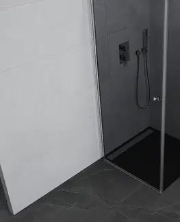 Sprchovacie kúty MEXEN/S - Pretória sprchovací kút 100x100, grafit, chróm 852-100-100-01-40