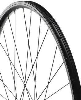 bicykle Zadné trekingové koleso 28" dvojstenný ráfik, voľnobežka, V-Brake, čierne