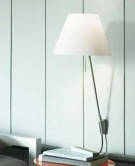 Nástenné svietidlá Luceplan Luceplan Costanzina nástenné svetlo hliník biele