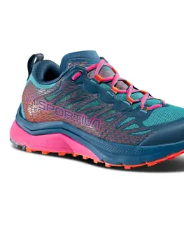 Dámska obuv Dámske trailové topánky  La Sportiva Jackal II Woman Storm Blue/Lagoon - 41