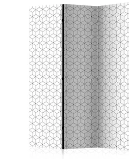 Paravány Paraván Cubes texture Dekorhome 135x172 cm (3-dielny)