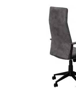 Kancelárske stoličky LuxD Kancelárska stolička Roma Vintage šedá 125cm