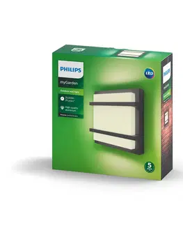 Vonkajšie nástenné svietidlá Philips Philips myGarden nástenné LED svetlo Petronia