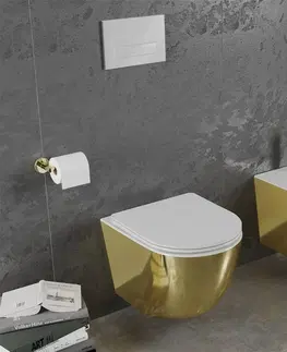 Kúpeľňa MEXEN - Lena bidet závesný, biela/zlatá 35224806