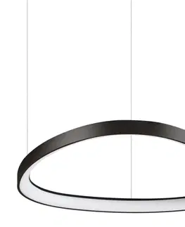 Svietidlá Ideal Lux Ideal Lux - LED Luster na lanku GEMINI LED/48W/230V pr. 61 cm čierna 