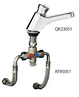 Kúpeľňa SILFRA - QUIK samouzatvárací stojánkový ventil na umývadlo, chróm QK23051