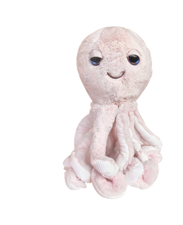 Plyšové hračky O.B. DESIGNS - Plyšová chobotnica 38 cm, Soft Pink