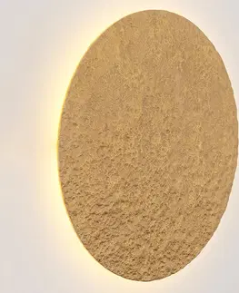 Nástenné svietidlá Holländer Nástenné LED svietidlo Meteor, Ø 55 cm, zlato