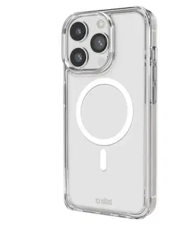 Puzdrá na mobilné telefóny SBS Puzdro Light Mag kompatibilné s MagSafe pre Apple iPhone 14 Pro, transparentná TELIGMAGIP1461PT