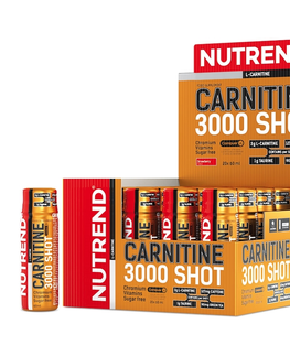 Spaľovače tukov Karnitin Nutrend Carnitine 3000 SHOT 20x60 ml jahoda