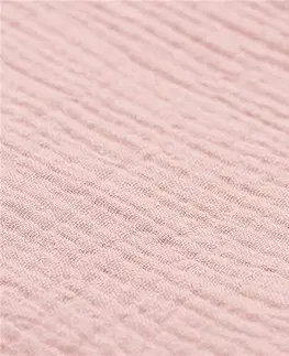 Vankúše New Baby Detská mušelínová deka ružová, 70 x 100 cm