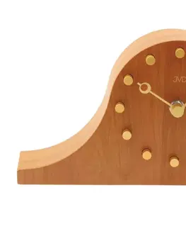 STOLOVÉ HODINY Drevené stolové hodiny napoleónky  JVD HC202.2 hnedé, 28cm 