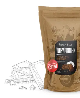 Proteíny Protein&Co. CFM Whey protein 80 1000 g PRÍCHUŤ: Biscuit cookie