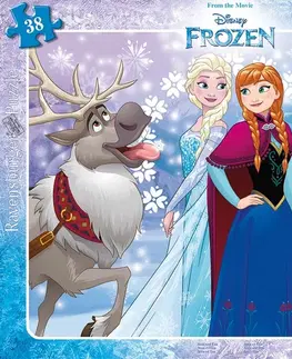 Hračky puzzle RAVENSBURGER - Disney: Ľadové kráľovstvo 40 dielikov