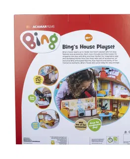 Drevené hračky Bing Hrací veľký domček, 36 x 34.5 x 13,5 cm 