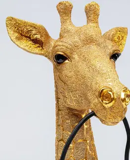 Stolové lampy KARE KARE Animal Giraffe stolová lampa 50 cm zlatá
